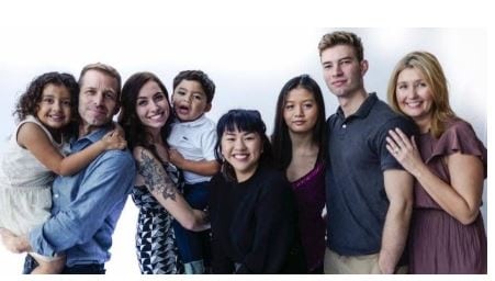 Zack Snyder with his family